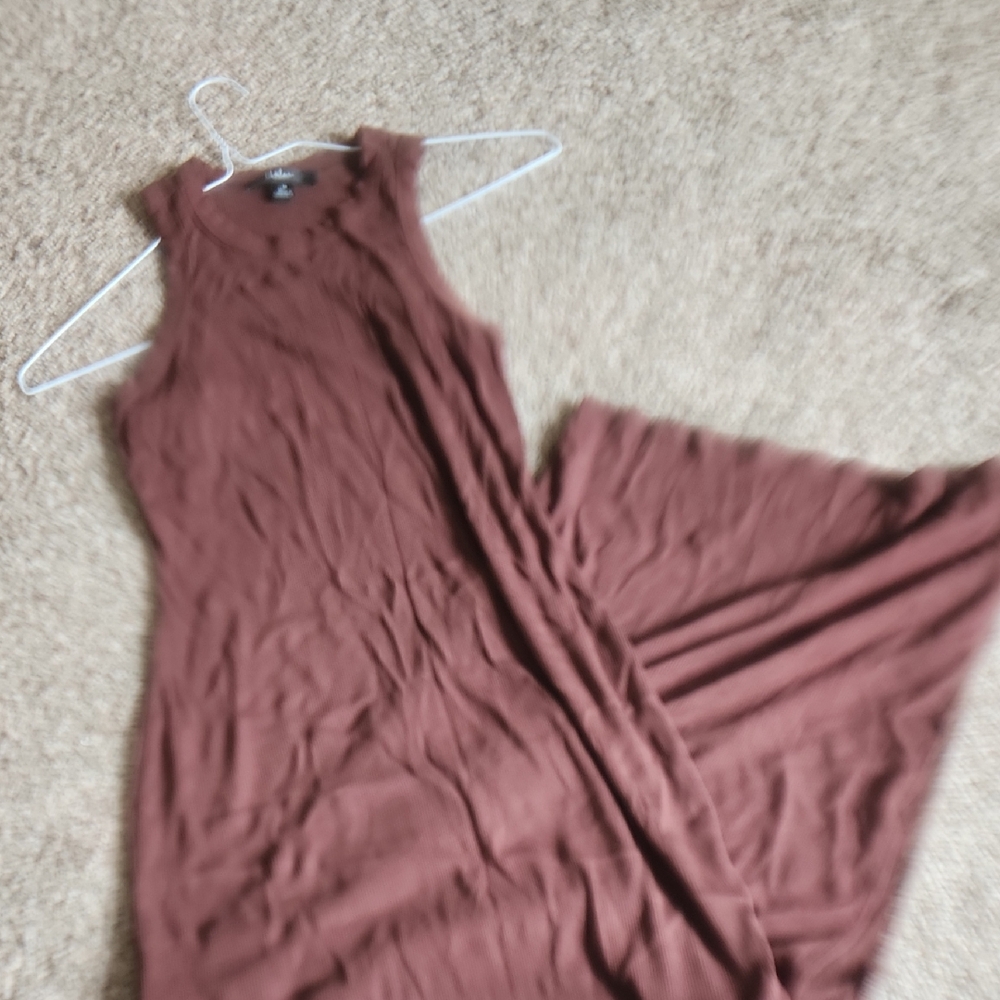 Lulu's Chocolate Brown Ribbed Top